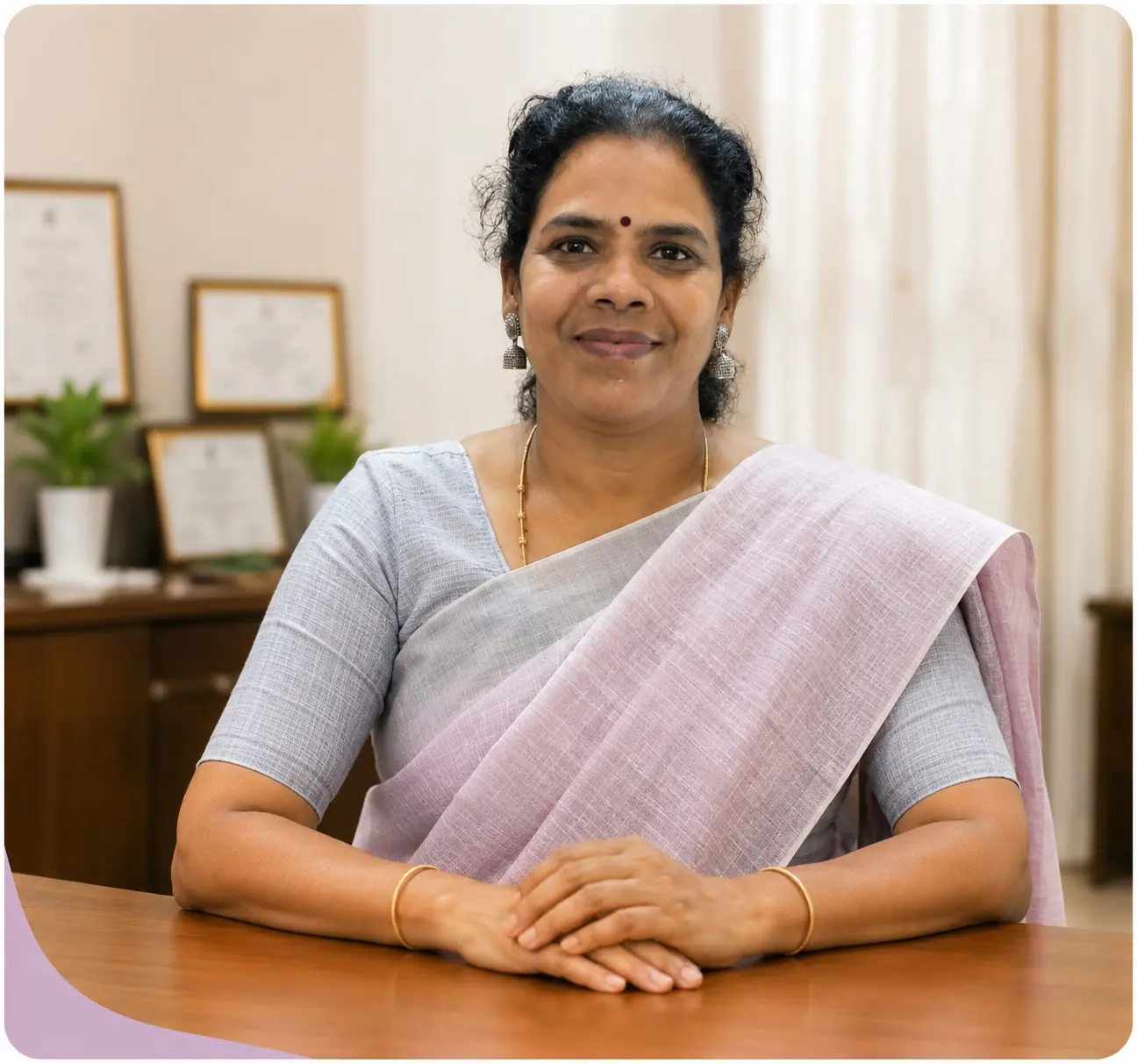 Suba Thangesh, consultant physiotherapist at Vinayaka Physiotherapy Centre